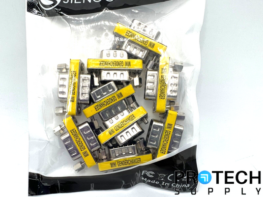 9/Pk Sienoc 9-Position Mini Gender Changer Male / Male X0018DPW3J with WARRANTY