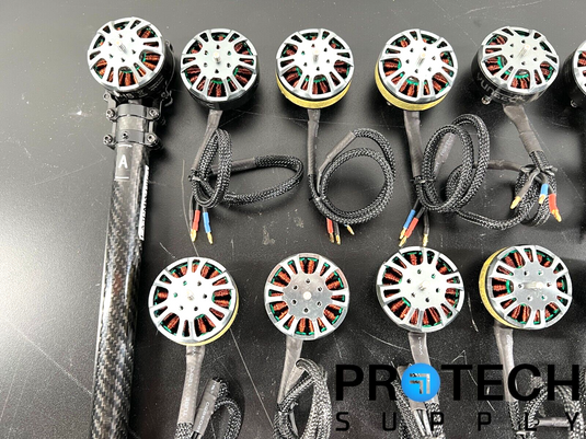 Lot of Yuneec YUNM4910 KV380 Motors & Arm for Tornado H920 Drone