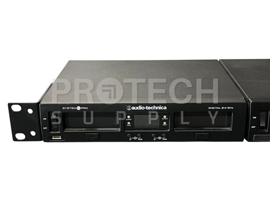 (Lot of 2) Audio-Technica ATW-RC13 Rack Mount Chassis System 10 PRO w/ WARRANTY