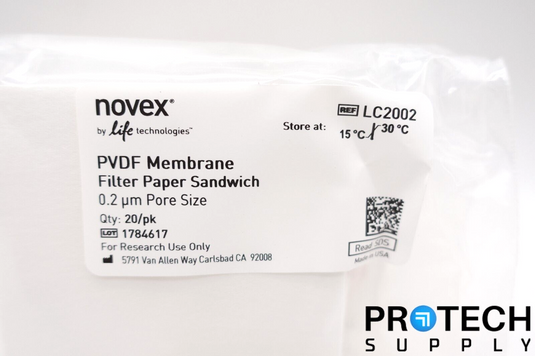 Novex LC2002 PVDF Membrane Filter Paper Sandwich NEW