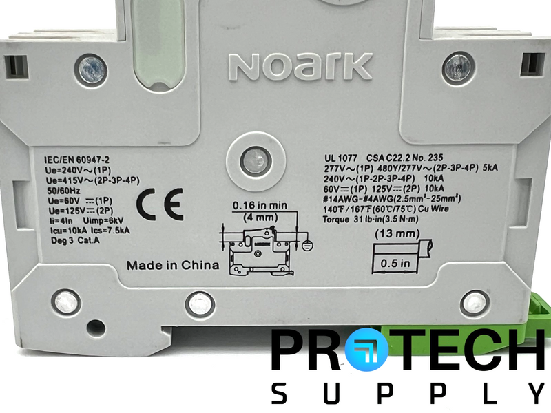 Load image into Gallery viewer, (Lot of 2) Noark B1E2B60 Circuit Breaker B 60A with WARRANTY
