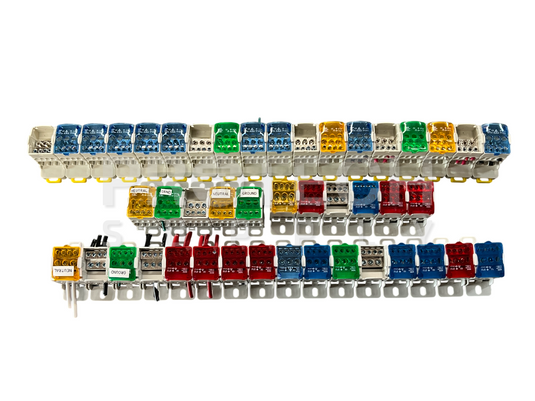 (Lot of 45) MK Electric UKK80 Unipolar Distribution Terminal Block with WARRANTY