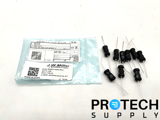 (9/Pk) Bourns 5900-220-RC Drum Core Wirewound Inductor with WARRANTY