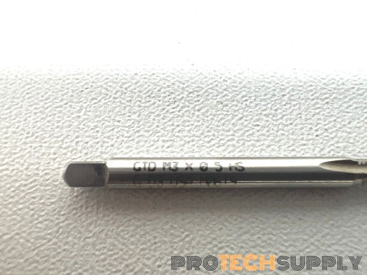 Widia Gtd 14742 Straight Flute Hand Tap M3-0.50 3 Flutes UNC with WARRANTY