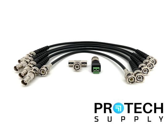 Lot of Misc Coaxial BNC Cable Connectors + Adapters with WARRANTY