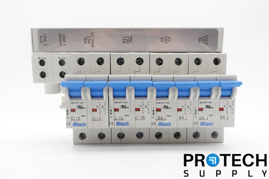 (4x) Altech E301611 2-Pole Circuit Breaker + (5x) P50UB Power Feed with WARRANTY