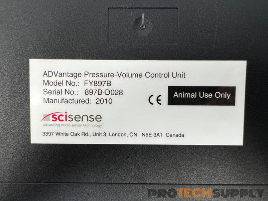 Scisense Transonic FY897B Control Unit w/ FW-VSL-A Interface w/ FA-404  WARRANTY