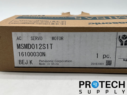 Panasonic MSMD012S1T AC Servo Motor NEW with WARRANTY