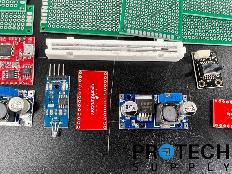 Load image into Gallery viewer, Lot of Misc. Hardware / Boards / Breadboard / PCB Mount Switches
