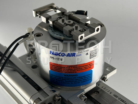 Fabco-Air FPS-1779 Pneumatic Cylinder + Festo ADVU-12-100-P-A Assy with WARRANTY