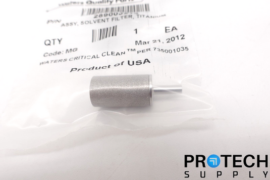 Waters Parts 289003212 Assy Solvent Filter Titanium NEW with WARRANTY