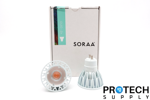 (2/Pk) Soraa Small Lamp / LED Bulb GU10 380Lm 2700K 36° FL 7.5W NEW w/ WARRANTY