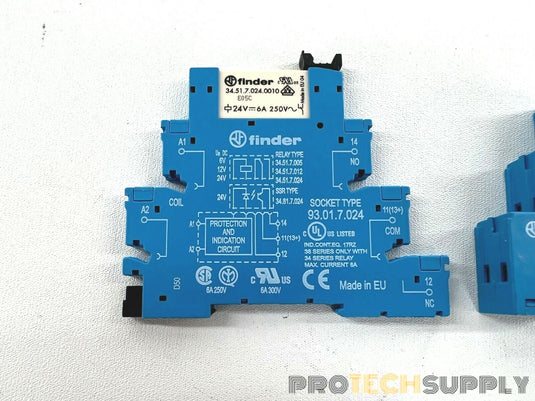 Finder 34.51.7.024.0010 Power Relay With 95.05 Socket