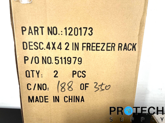 2/Pk Horizontal Freezer Rack 4 x 4 2 in 120173 NEW
