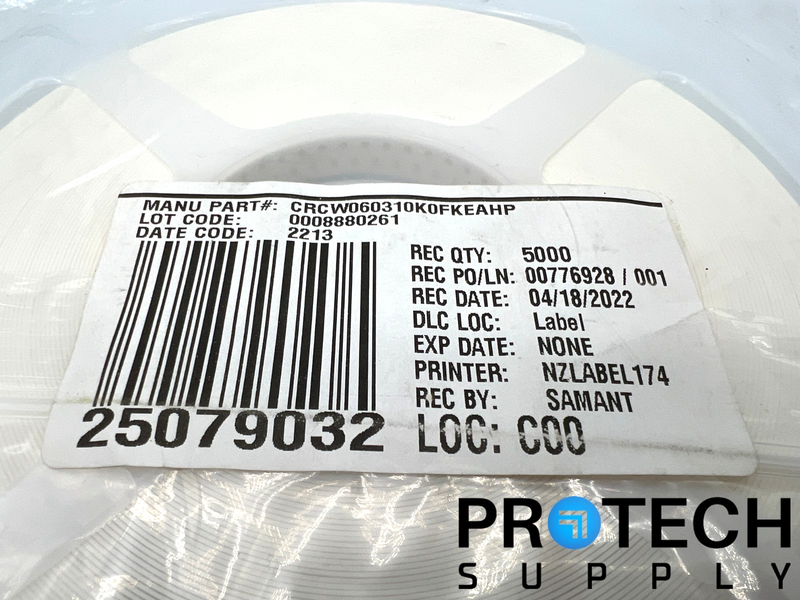 Load image into Gallery viewer, (5000/Pk) Vishay Dale CRCW060310K0FKEAHP Chip Resistor NEW with WARRANTY
