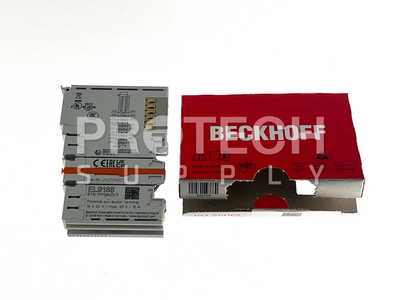 Load image into Gallery viewer, Beckhoff EL9188 Potential Distribution Terminal NEW with WARRANTY
