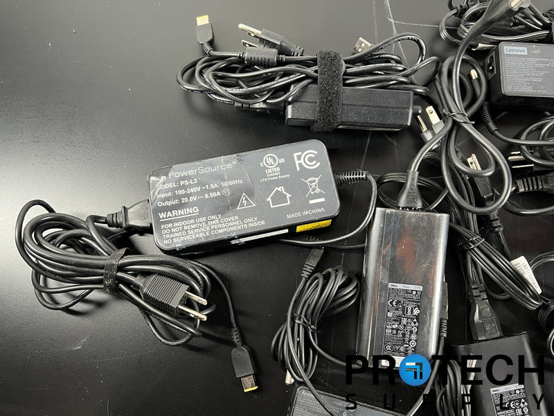 Load image into Gallery viewer, Lot of Misc Power Adapters Lenovo / DELL / PowerSource / SINPRO
