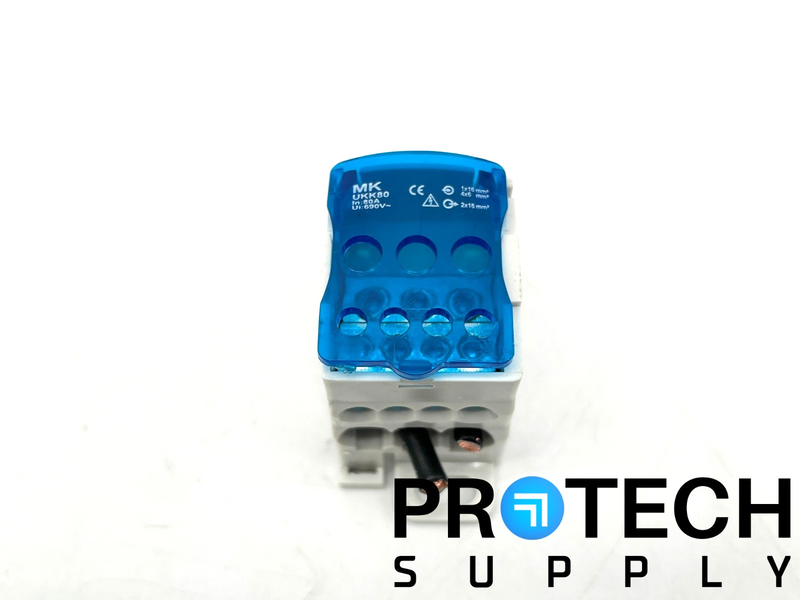 Load image into Gallery viewer, (Lot of 5) MK Electric UKK80 Unipolar Distribution Terminal Block with WARRANTY
