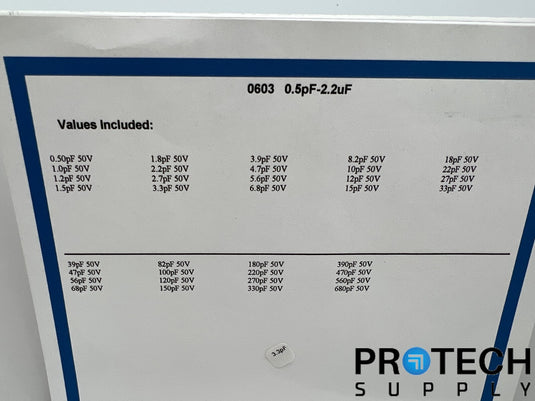 AVX Capacitor Sample Book Kit AVXRCAPC060370N250 with WARRANY