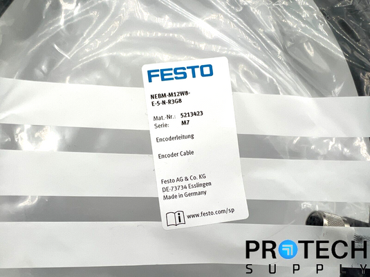 FESTO NEBM-M12W8-E-5-N-R3G8 Encoder Cable NEW with WARRANTY