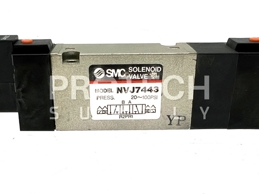 SMC NVJ7443 Pneumatic Solenoid Valve 20~100PSI with WARRANTY