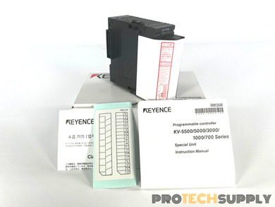 Keyence KV-TP40  4-Channel Temperature Analog Input Unit NEW with WARRANTY