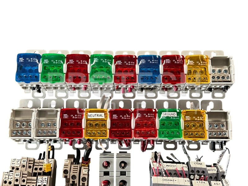 Load image into Gallery viewer, Lot of Misc Wago / Weidmuller / MK Electric / Elmex Terminal Block
