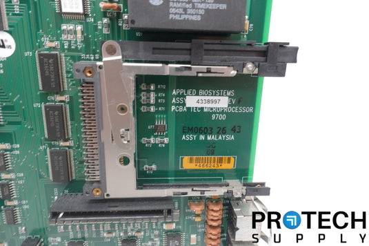 Applied Biosystems PCBA TEC Microprocessor Board 4338997 with WARRANTY