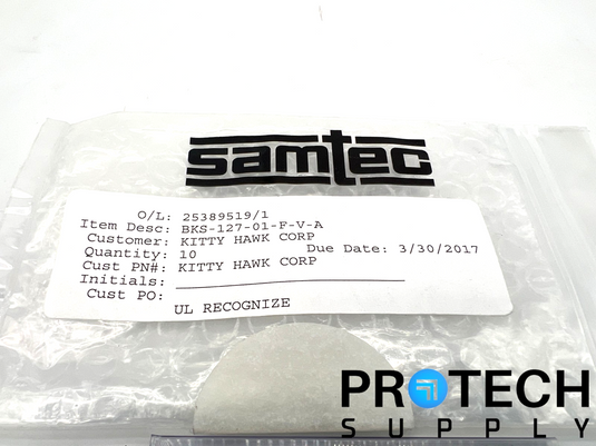 (Pack of 8) Samtec BKS-127-01-F-V-A 27-Position Socket Connector with WARRANTY