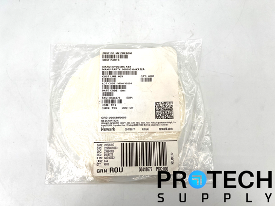 (4000/Pk) Kyocera AVX 06035C102KAT2A-62 Ceramic Capacitor NEW with WARRANTY
