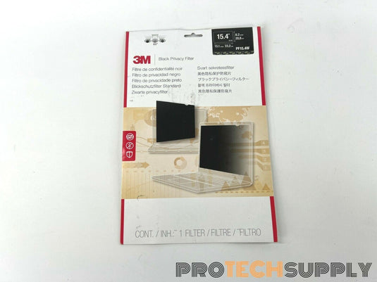 NEW 3M PF15.4W Black Privacy Filter For Standard Monitor 13.1'' x 8.2''