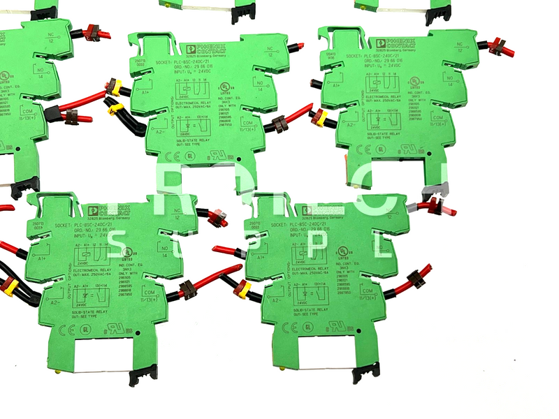 Load image into Gallery viewer, (Lot of 15) Phoenix Contact PLC-BSC-24DC/21 Relay Base with WARRANTY
