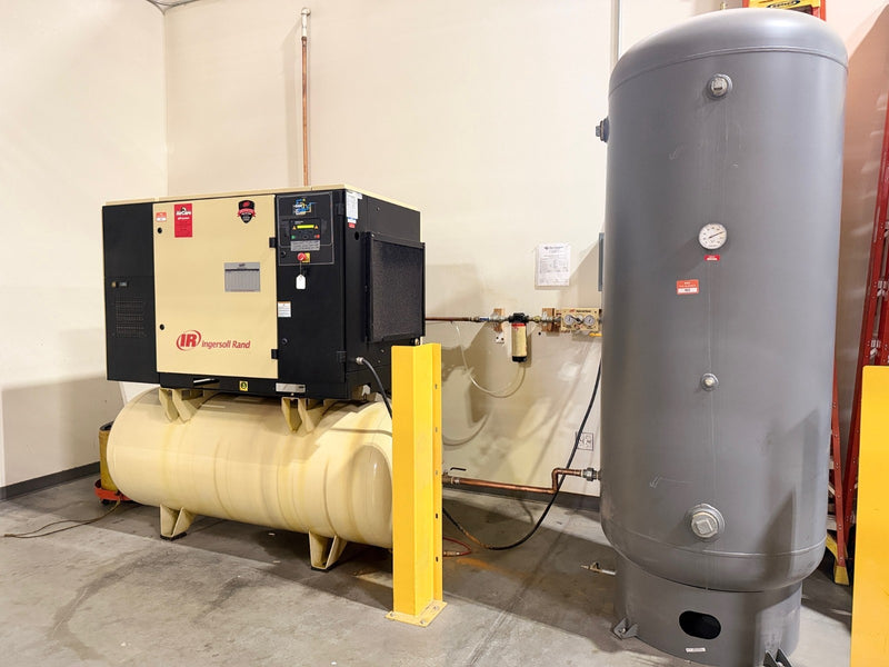 Load image into Gallery viewer, Ingersoll Rand UP6-15-125 Rotary Screw Air Compressor w/ Dryer &amp; Receiver Tank
