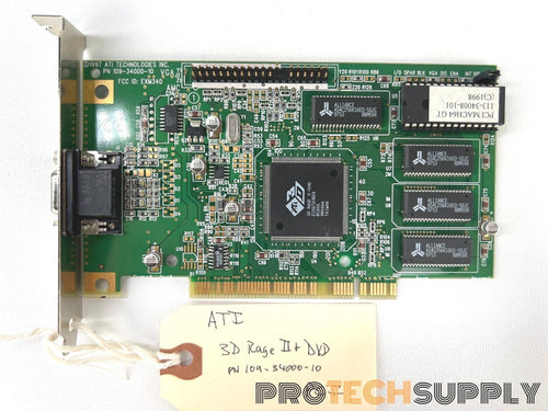 ATI 3D Rage II + DVD Video Card GPU 109-34000-10 with WARRANTY