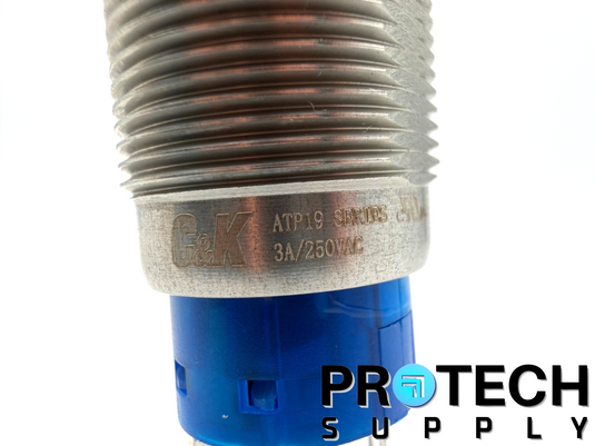 (120 Pack) C&K ATP190054 Pushbutton Switch ATP19 Anti-Vandal Sealed Panel Mount