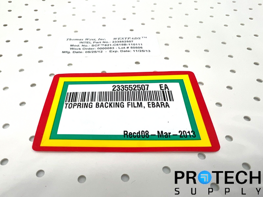 Set of (22) Thomas West Pads SCF Westpads for Tungsten Semiconductor