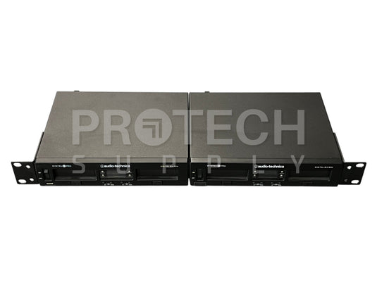 (Lot of 2) Audio-Technica ATW-RC13 Rack Mount Chassis System 10 PRO w/ WARRANTY
