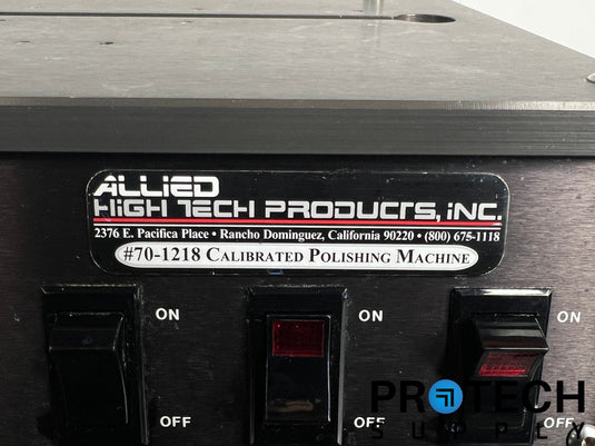 Allied High Tech 70-1218 Calibrated Polishing System with WARRANTY