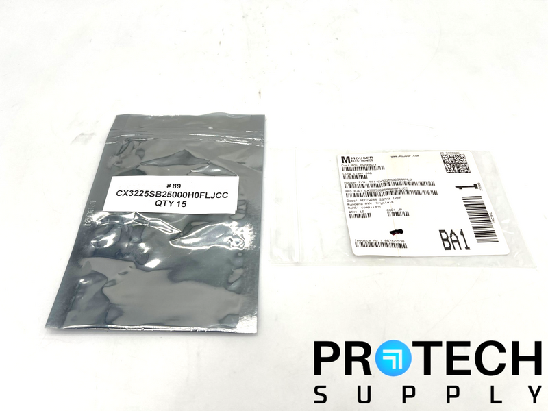 Load image into Gallery viewer, (15/Pk) Kyocera CX3225SB25000H0FLJCC Crystal 25MHz 12pF 50Ohms with WARRANTY
