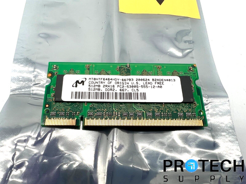 Micron MT8HTF6464HDY-66783 Memory Module DDR2 SDRAM 512MB with WARRANTY