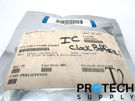 (75/Pk) Texas Instrument CDCUN1208LPRHBT Clock Fanout Buffer NEW with WARRANTY