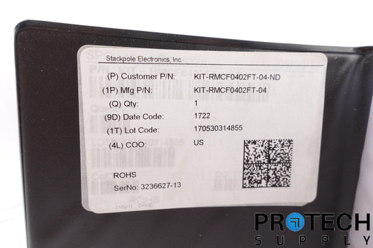 SEI KIT-RMCF0402FT-04 Resistor Kit with WARRANTY
