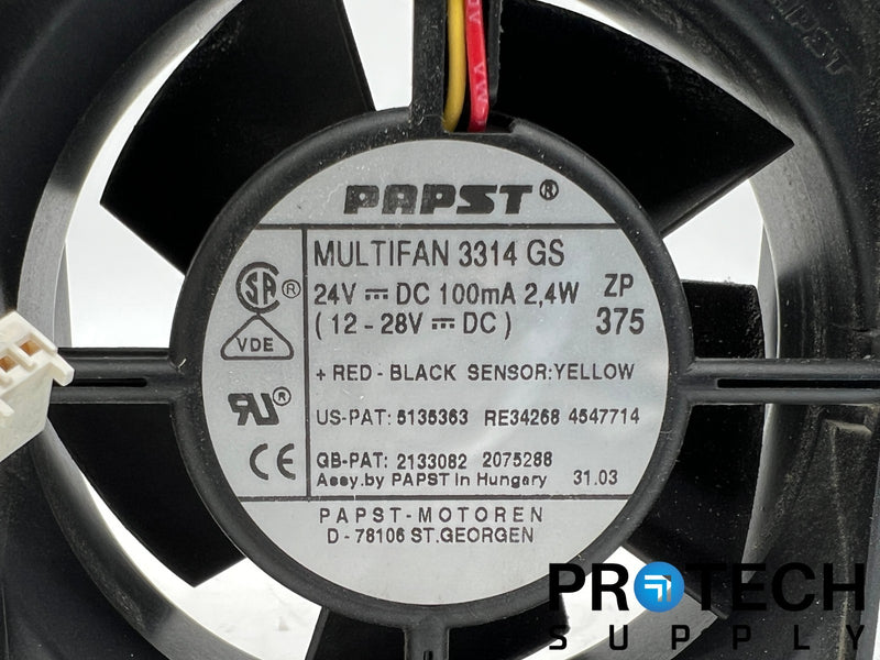 Load image into Gallery viewer, Ebmpapst 3314GS 24V Cooling Fan 32 x 92 x 92mm with WARRANTY
