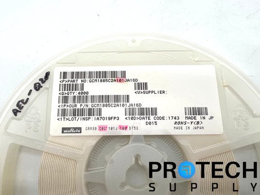 4000/Pk Murata Electronics GCM1885C2A101JA16D Ceramic Capacitor 100V NEW