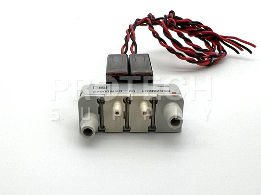 SMC S070M-6DC-32 Manifold Array of 2 Solenoid Valves with WARRANTY