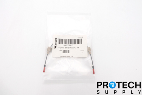 Waters 430002413 Inlet ASSY .004ID Peek Nut 8.5 NEW with WARRANTY