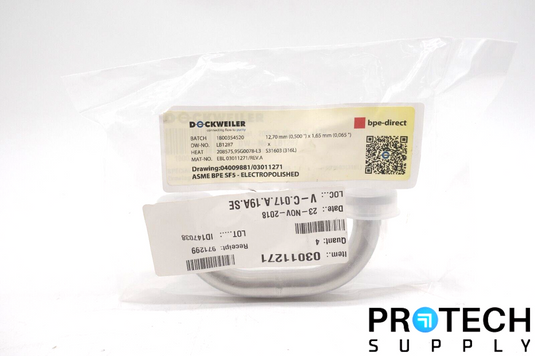 Dockweiler LB1287 Special Pipe/Tube Adapter 12.7 x 1.65 mm NEW with WARRANTY