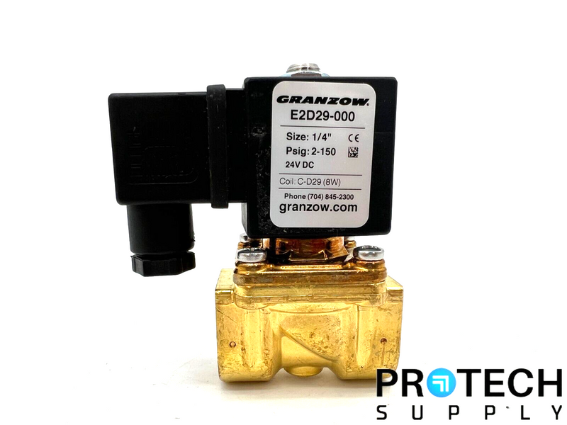 Load image into Gallery viewer, Granzow Brass Body Solenoid Valve E2D29-000 NEW with WARRANTY
