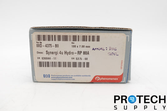 Phenomenex 00D-4375-B0 Synergi 4u Hydro-RP 80A LC Column NEW with WARRANTY