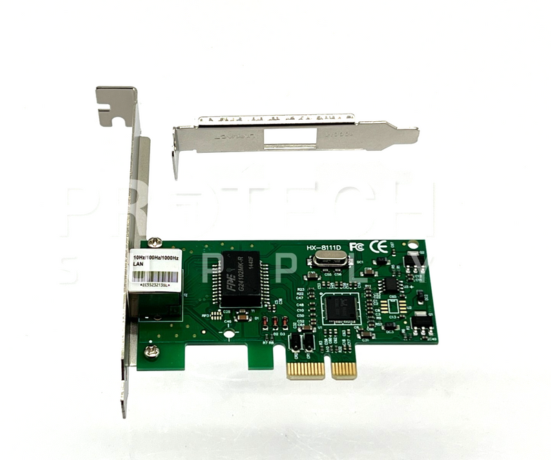 Load image into Gallery viewer, Hexin PCI-E Gigabit Ethernet Lan Card Vista HX-8111D NEW with WARRANTY
